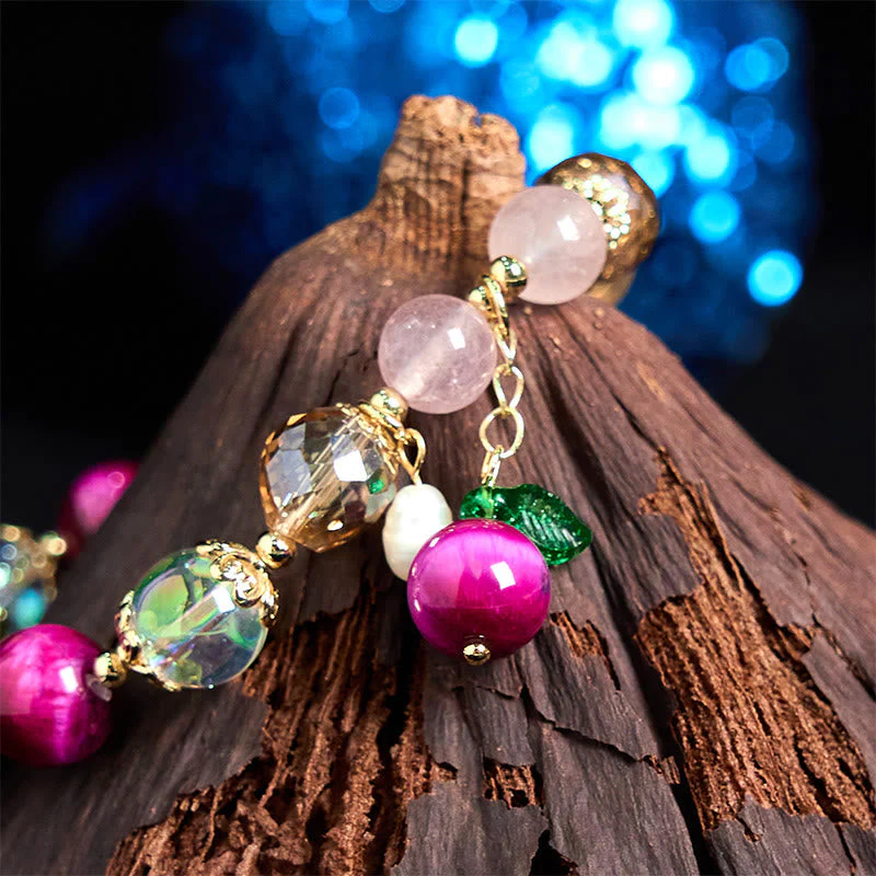 10mm Red Tiger Eye Protection Bracelet for Women - Image 4