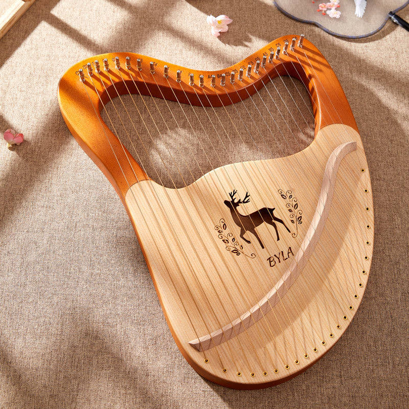 Professional Reindeer Lyre Harp Instrument 21/27-String - Image 4