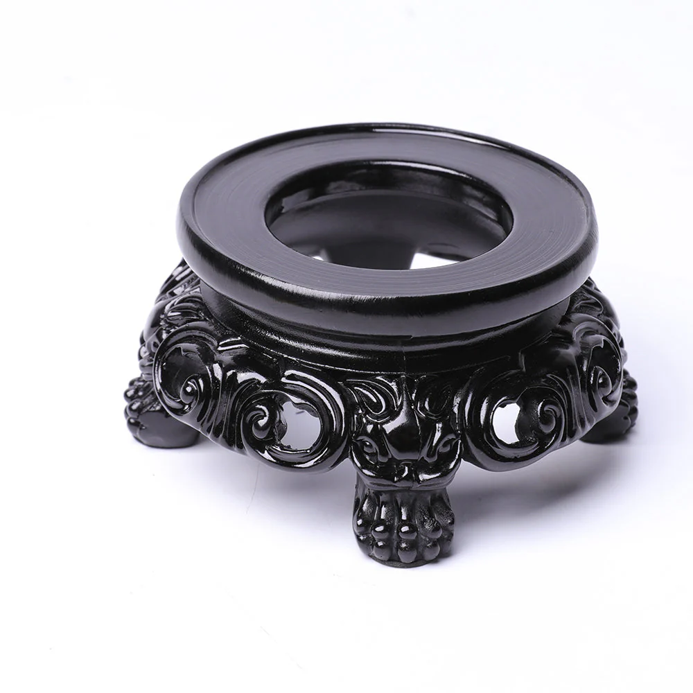 Resin Engraved Base Stand for Crystal Sphere Display