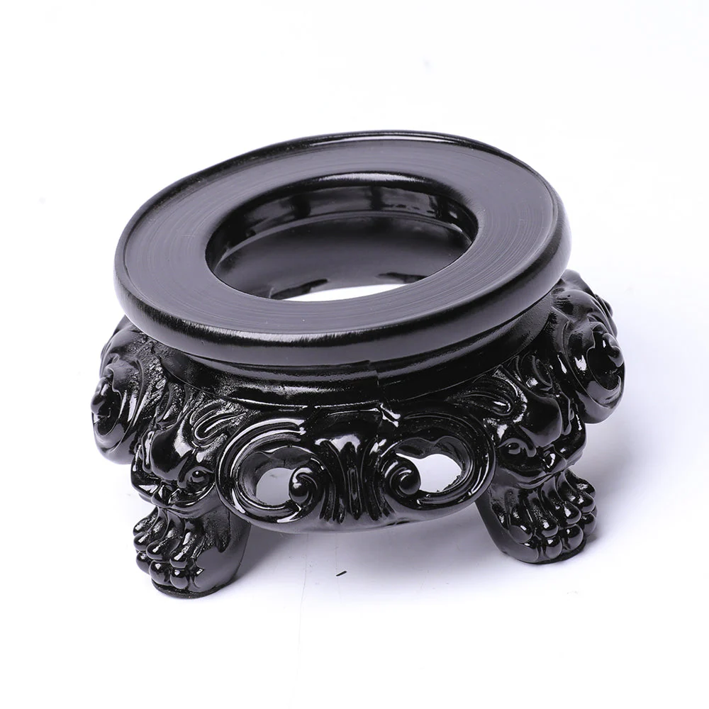 Resin Engraved Base Stand for Crystal Sphere Display - Image 4