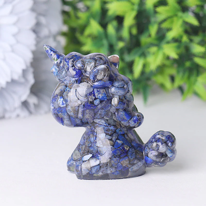 Resin Unicorn Crystal Carvings 2.5-3 Inch Healing Figurines - Image 13