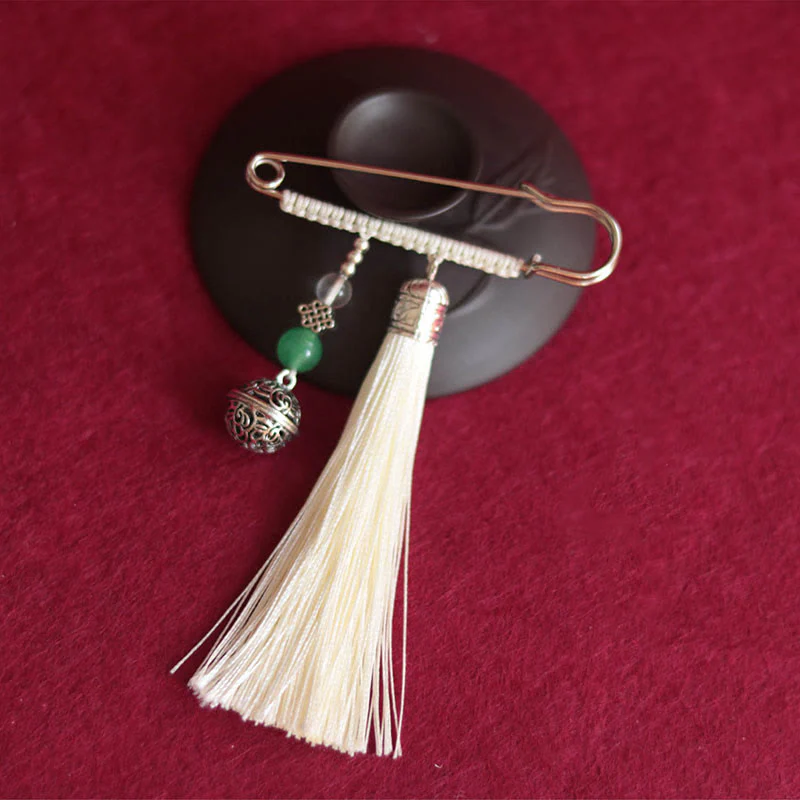 Spiritual Retro Bell Tassels Brooch for Protection & Luck - Image 11