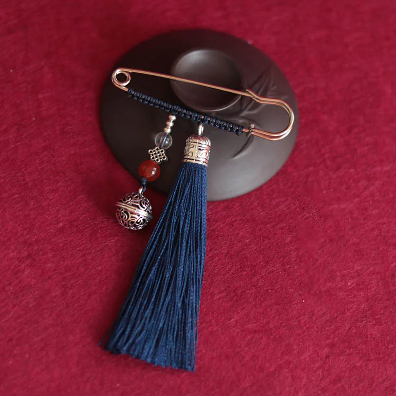 Spiritual Retro Bell Tassels Brooch for Protection & Luck - Image 5