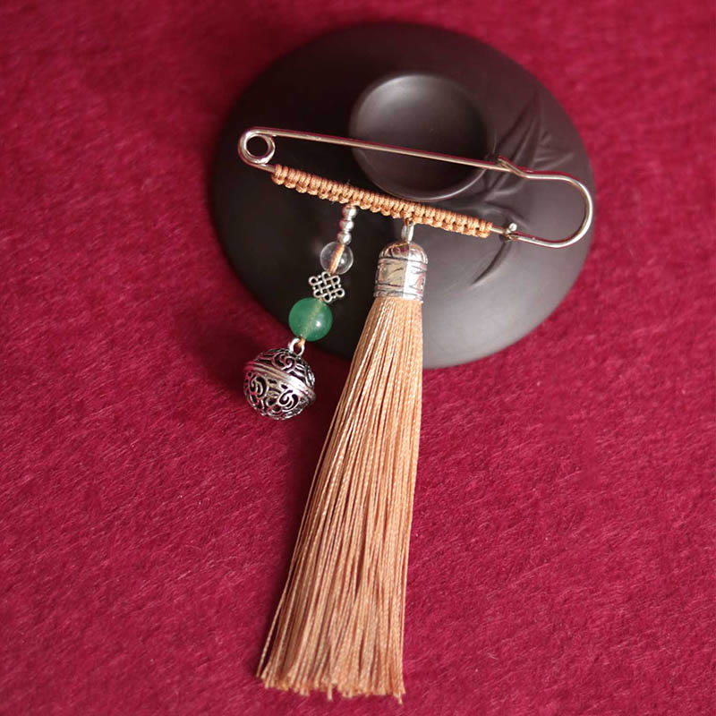 Spiritual Retro Bell Tassels Brooch for Protection & Luck - Image 8