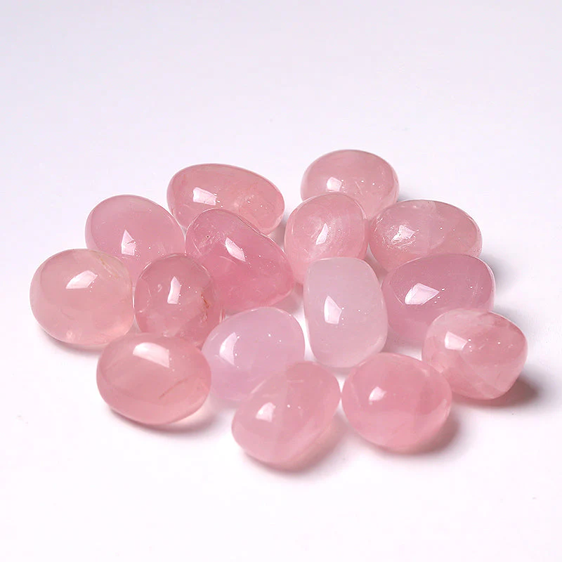 0.5kg Rose Quartz Tumbled Stones 2.5-3.5cm Healing Crystals - Image 2