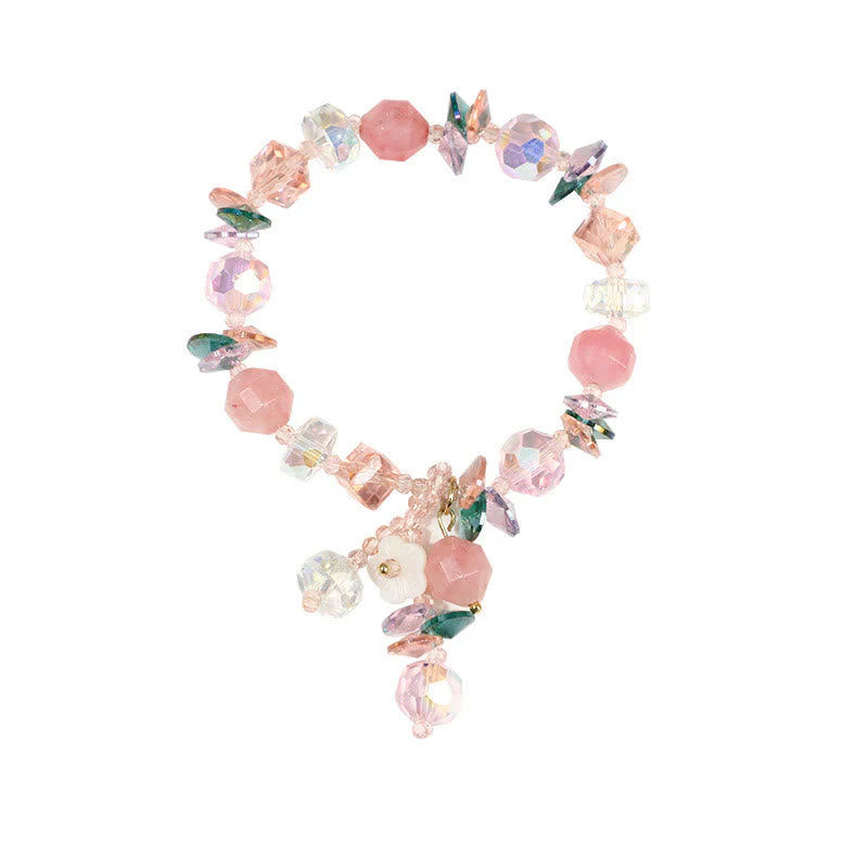 14-16cm Rose Quartz Crystal Healing Bracelet for Self-Love - Image 19