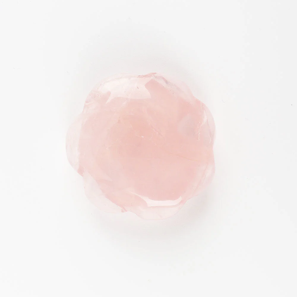 Rose Quartz Flower Free Form Crystal Specimen 2 Inch - Image 5