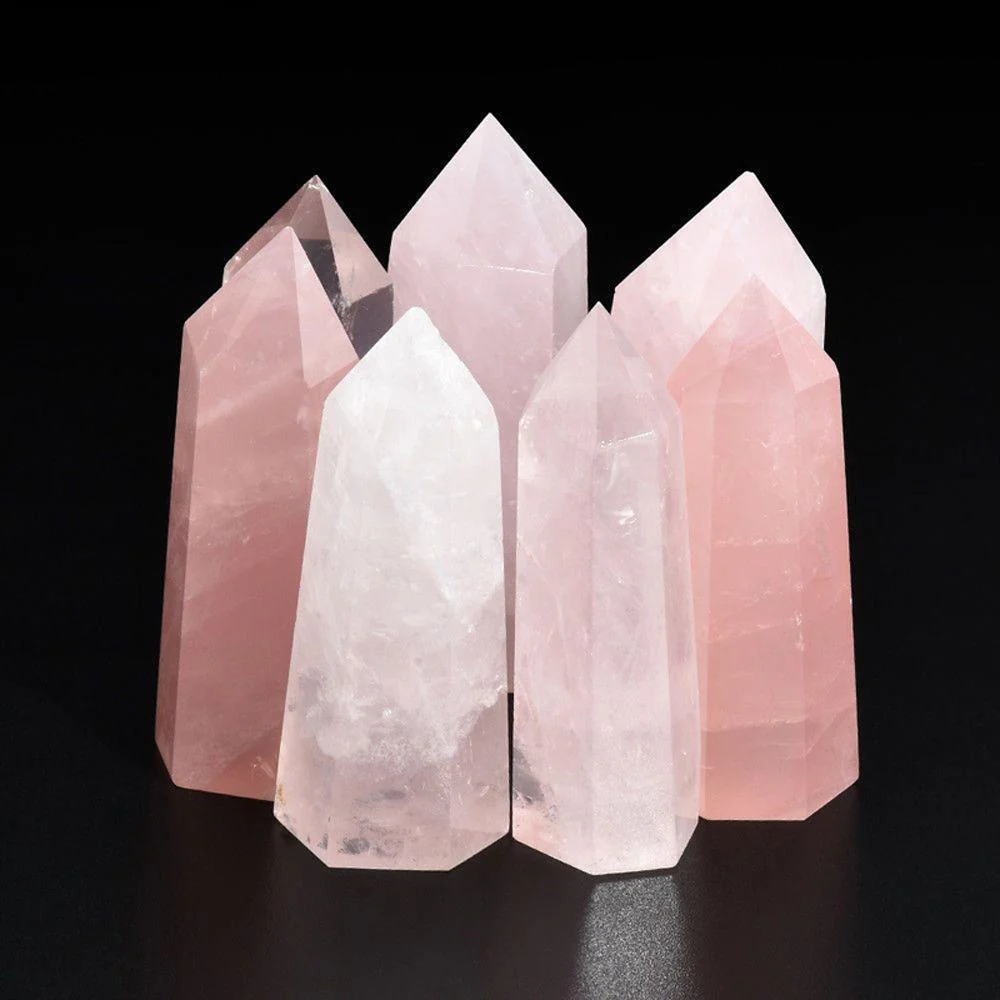 Rose Quartz Heart Chakra Tower - Image 10