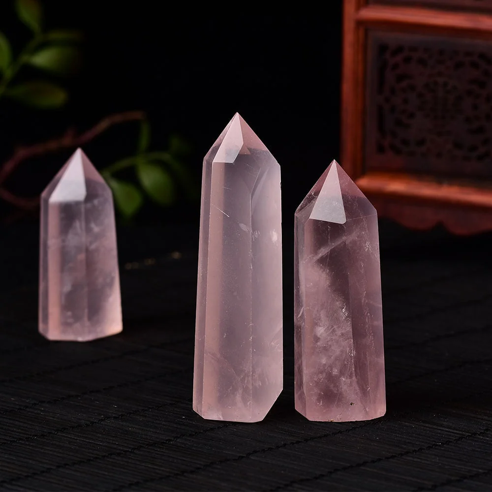 Rose Quartz Heart Chakra Tower - Image 2