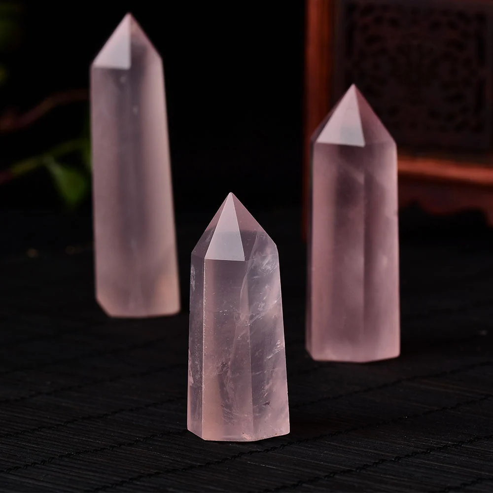 Rose Quartz Heart Chakra Tower - Image 3