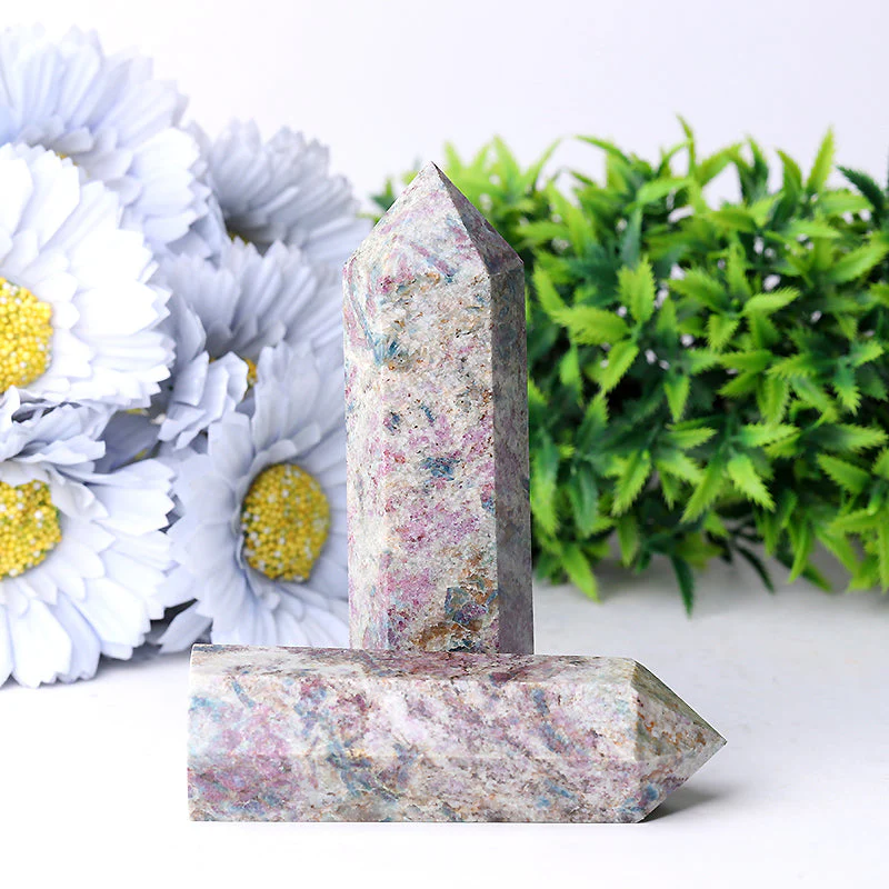 2.5-4.5 inch Ruby in Kyanite Crystal Tower for Healing - Image 3