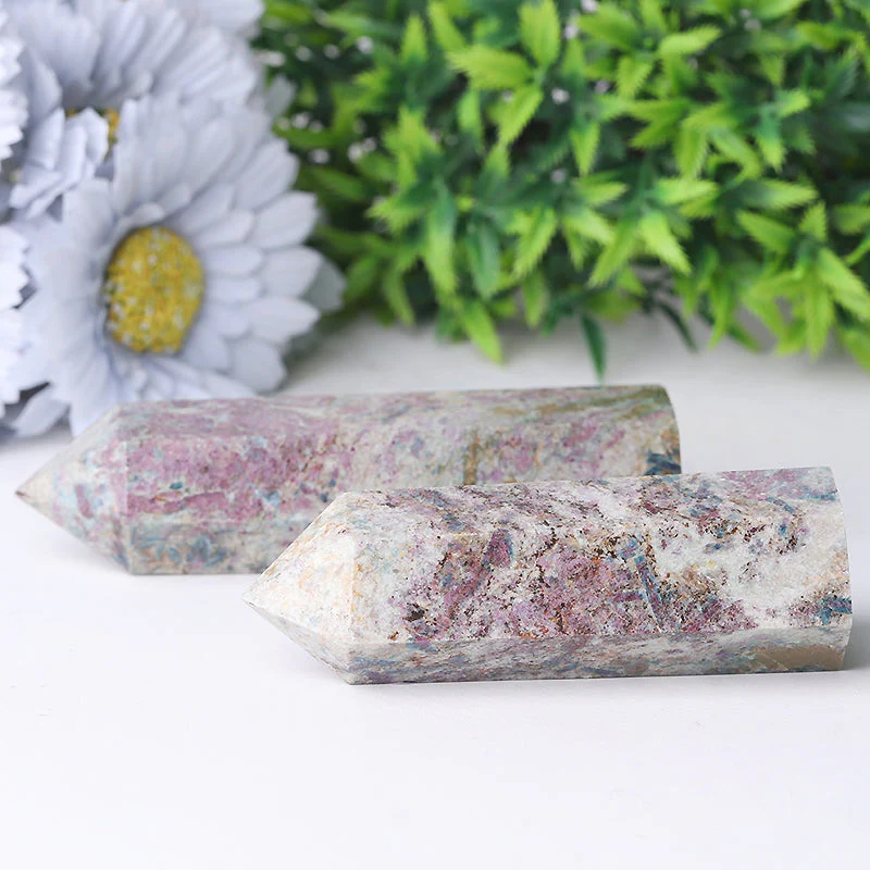 2.5-4.5 inch Ruby in Kyanite Crystal Tower for Healing - Image 4