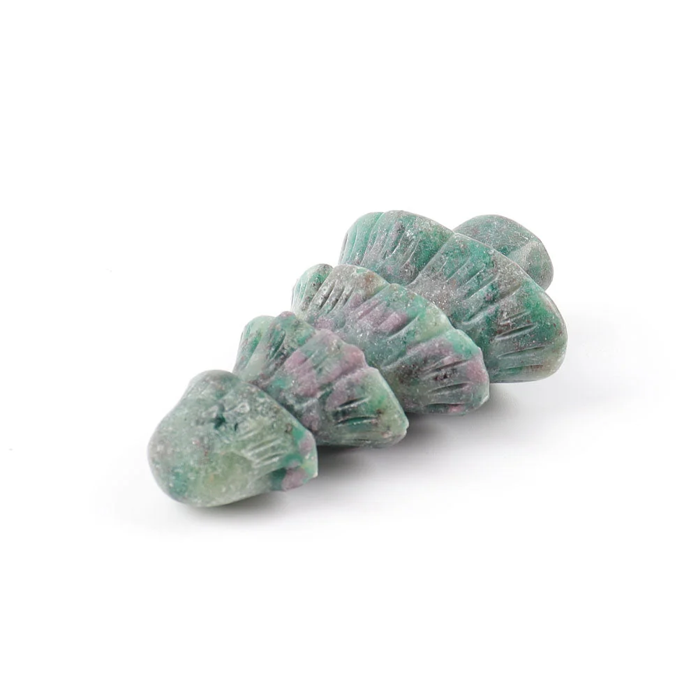 3 inch Ruby in Kyanite Crystal Tree Sculpture Decor - Image 5