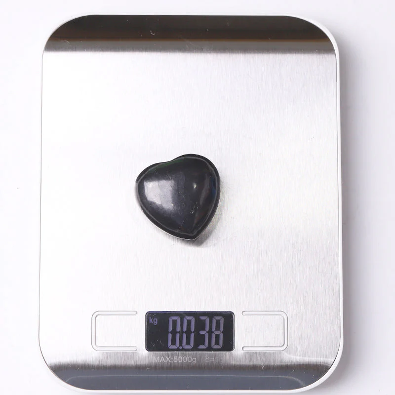 1.5 inch Shungite Heart Carving for Chakra Healing - Image 7