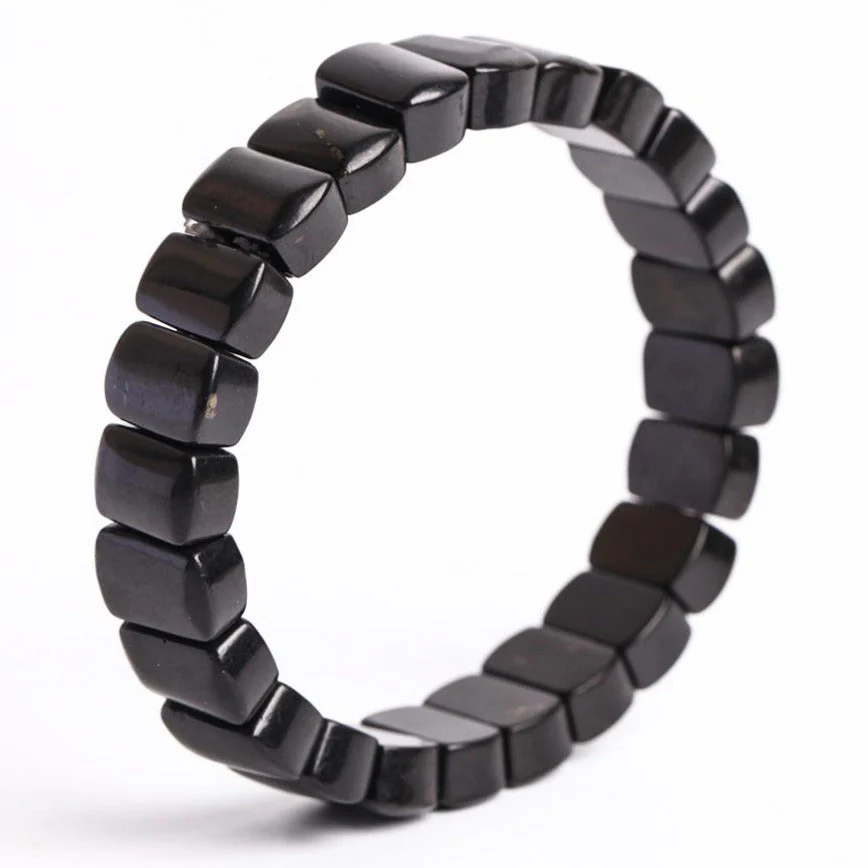 Schungite Spiritual Protection Bracelet for Healing Energy
