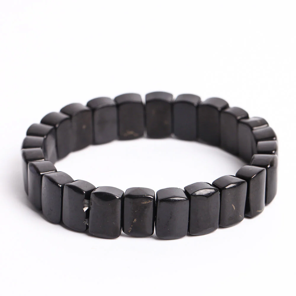 Schungite Spiritual Protection Bracelet for Healing Energy - Image 2