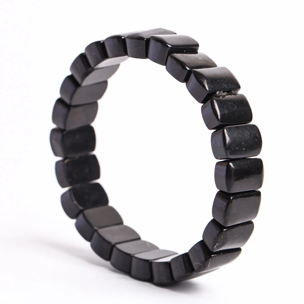 Schungite Spiritual Protection Bracelet for Healing Energy - Image 3
