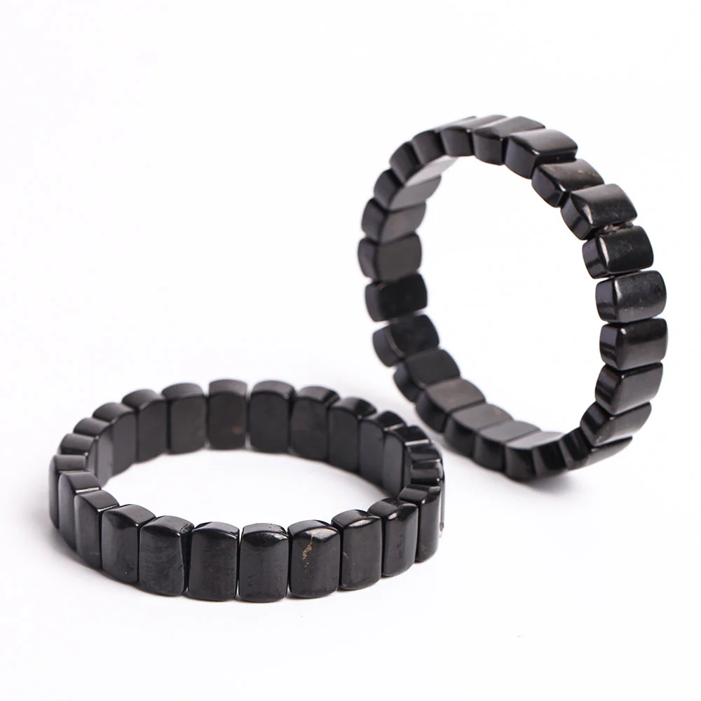 Schungite Spiritual Protection Bracelet for Healing Energy - Image 4