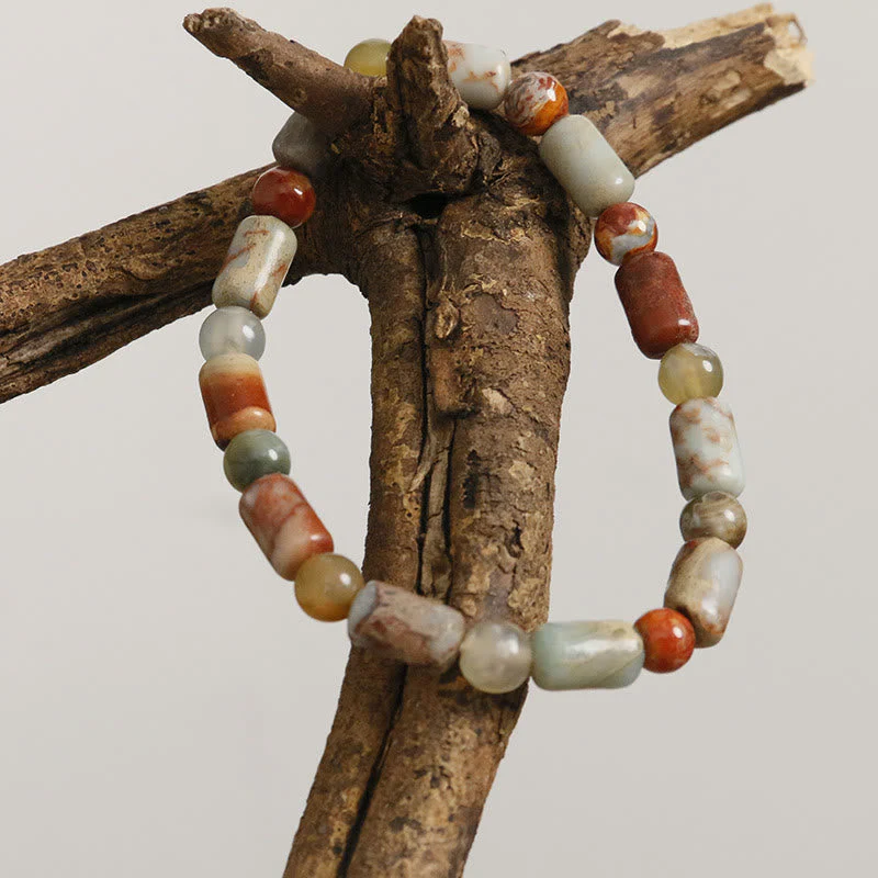 Sea Sediment Jasper Agate Protection Bracelet Unisex - Image 3