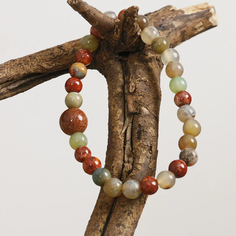 Sea Sediment Jasper Agate Protection Bracelet Unisex - Image 6