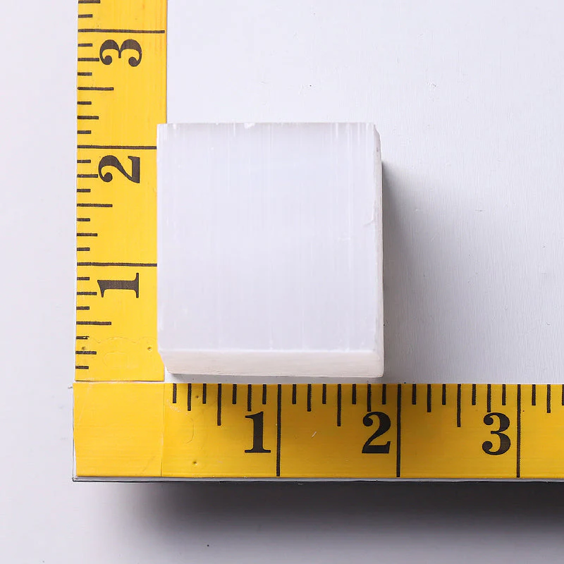 2-Inch Selenite Crystal Cube for Meditation & Healing - Image 5