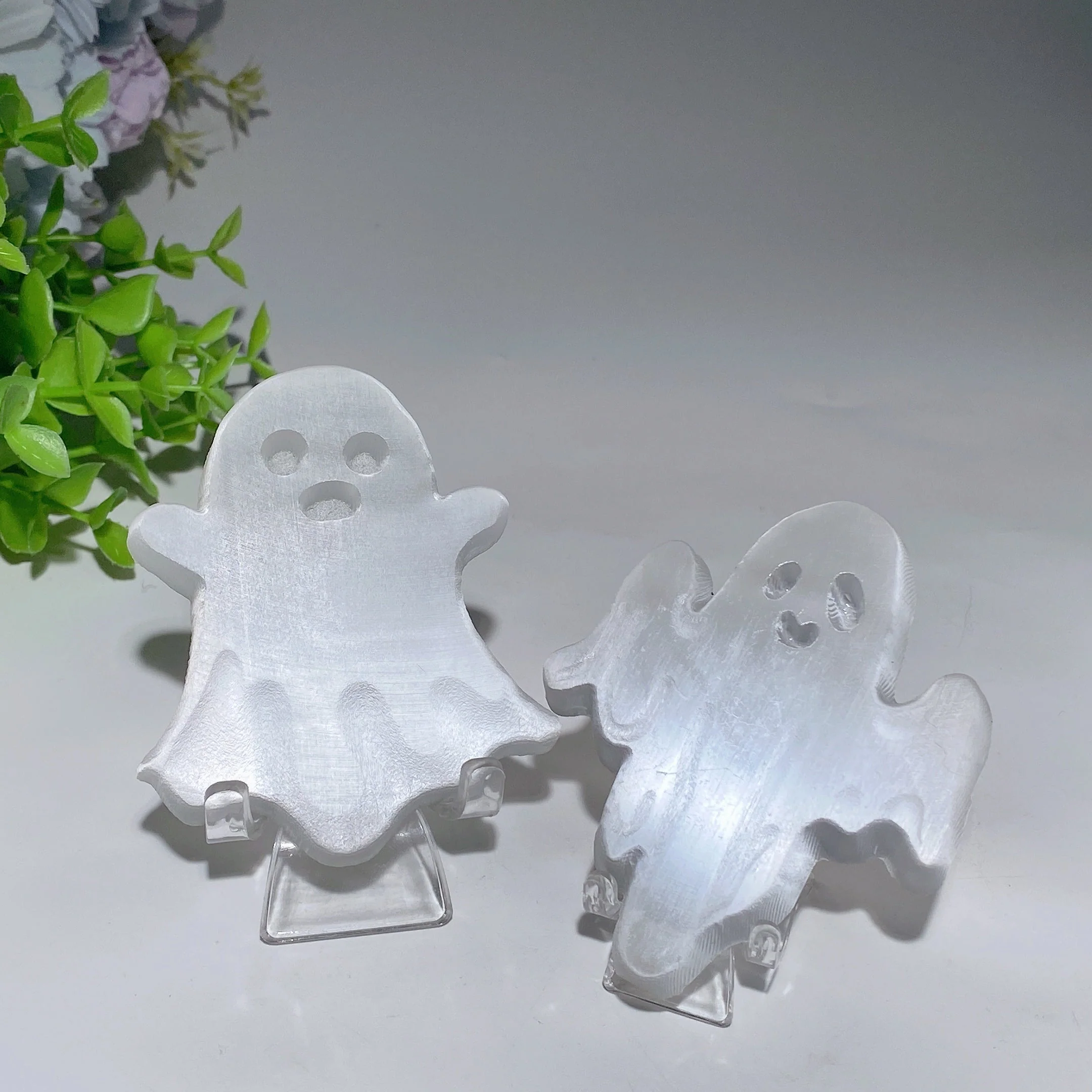 3.1 inch Selenite Ghost Figurine for Healing Energy - Image 2