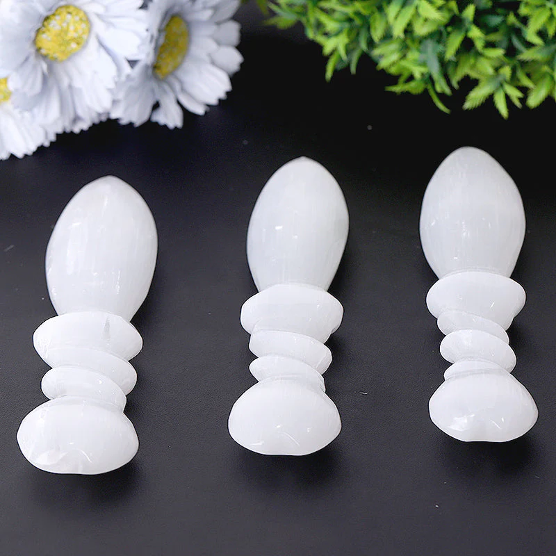 7 Inch Selenite Crystal Dagger for Meditation & Healing - Image 7