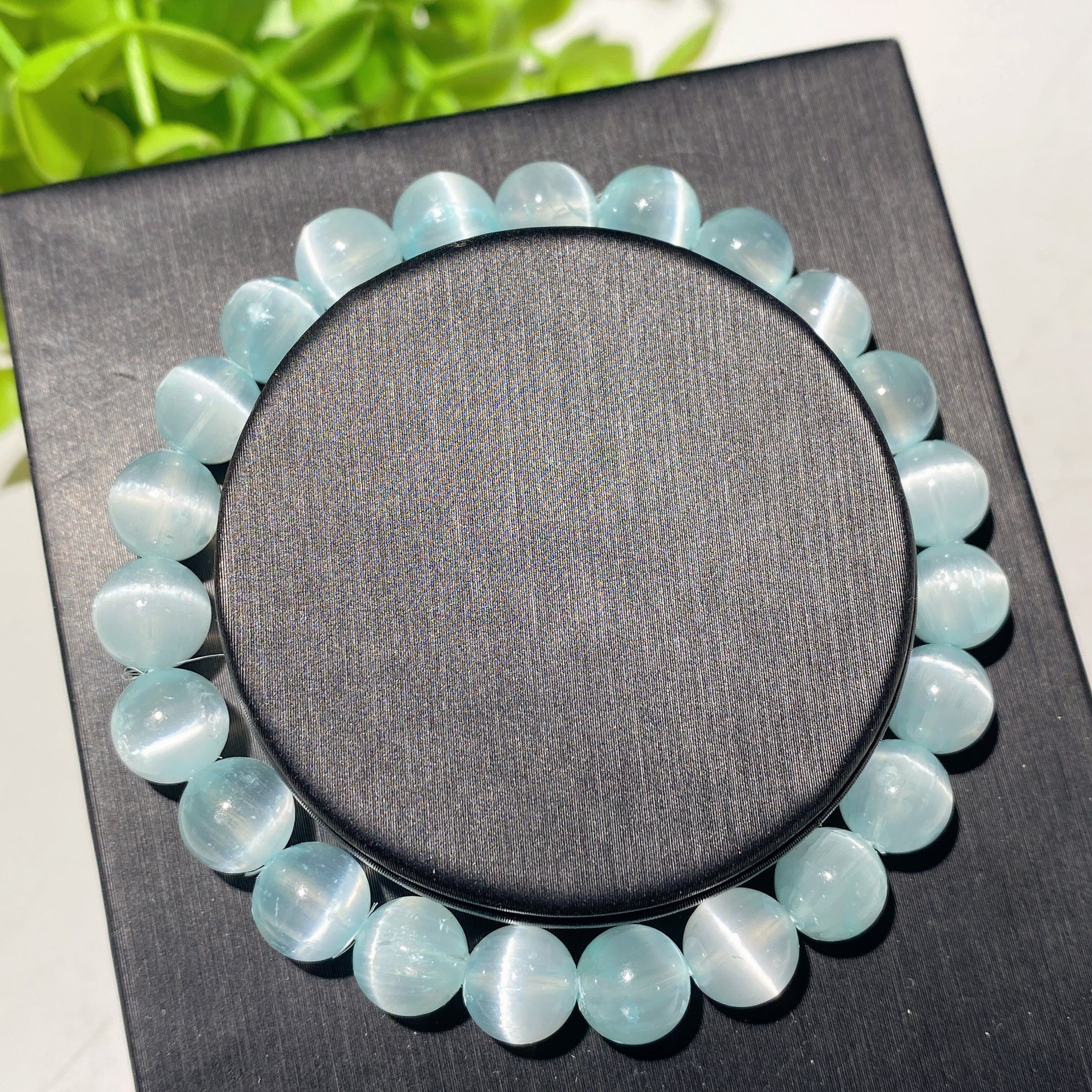 8mm Multi-Color Selenite Spiritual Healing Bracelet - Image 5