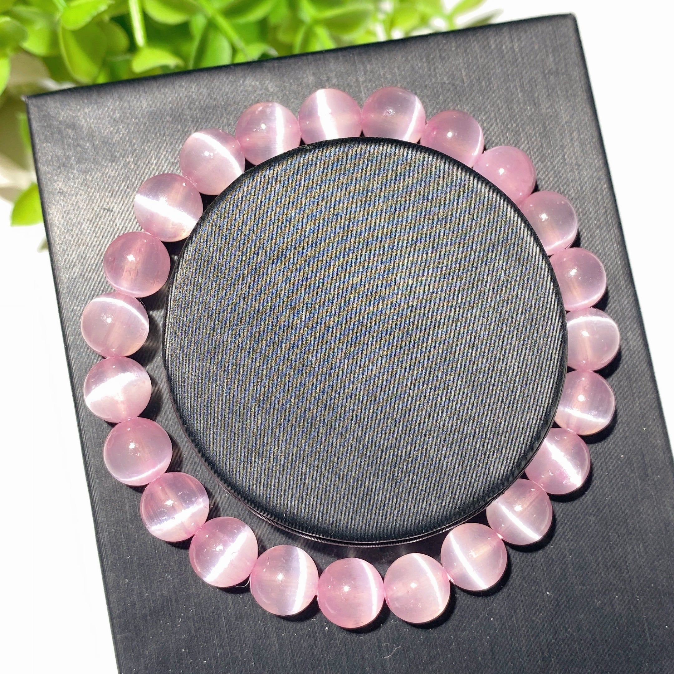 8mm Multi-Color Selenite Spiritual Healing Bracelet - Image 6