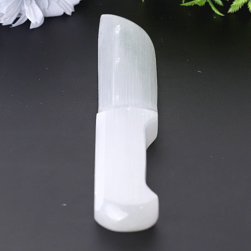 9-inch Selenite Dagger for Meditation & Spiritual Insight - Image 4