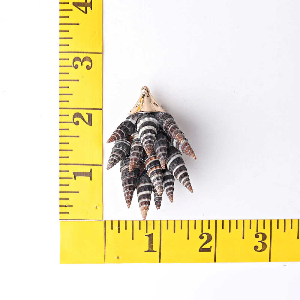 2.2-inch Shell Hedgehog Figurine Spiritual Animal Carving - Image 6