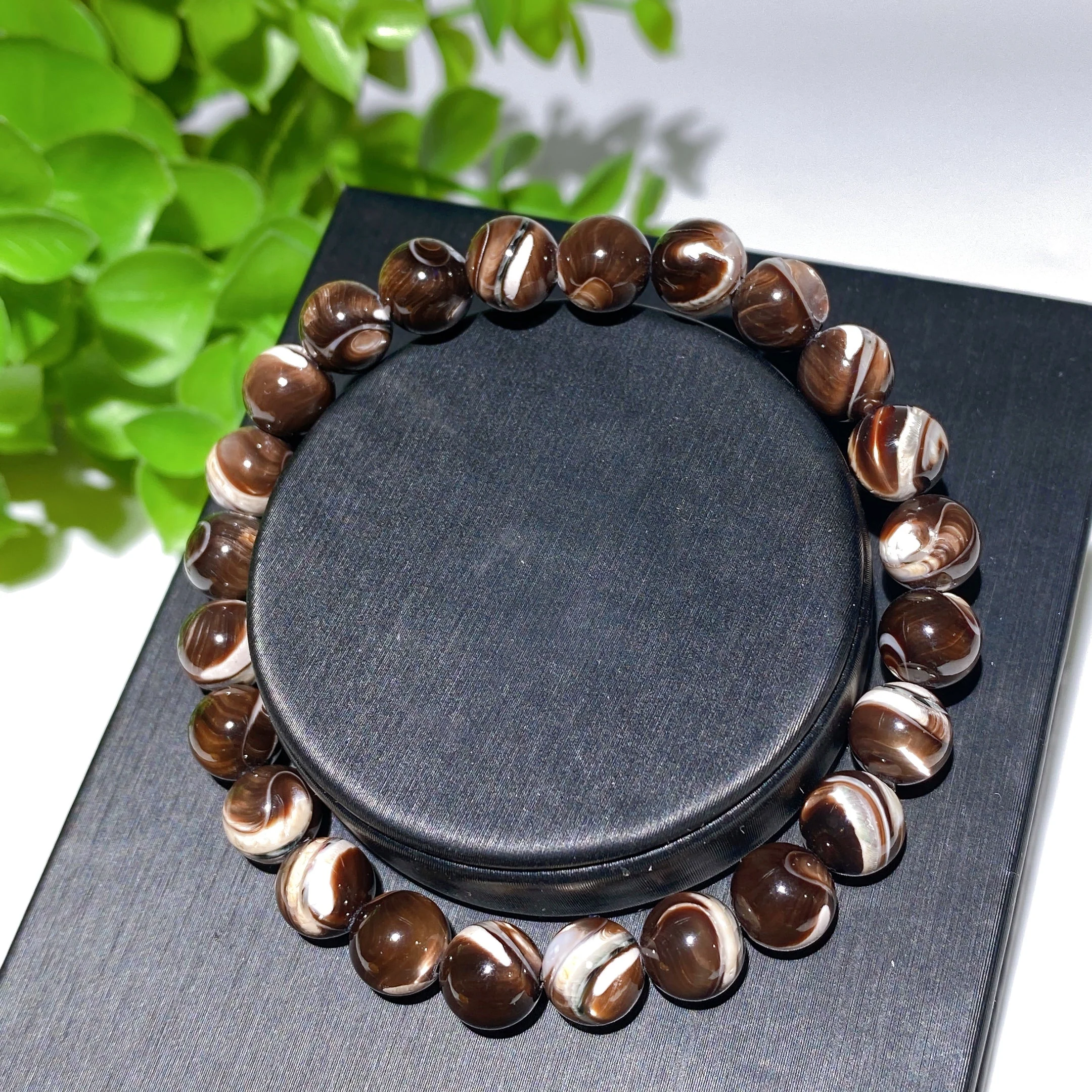 8mm Shell Stone Spiritual Bracelet for Healing & Protection - Image 6