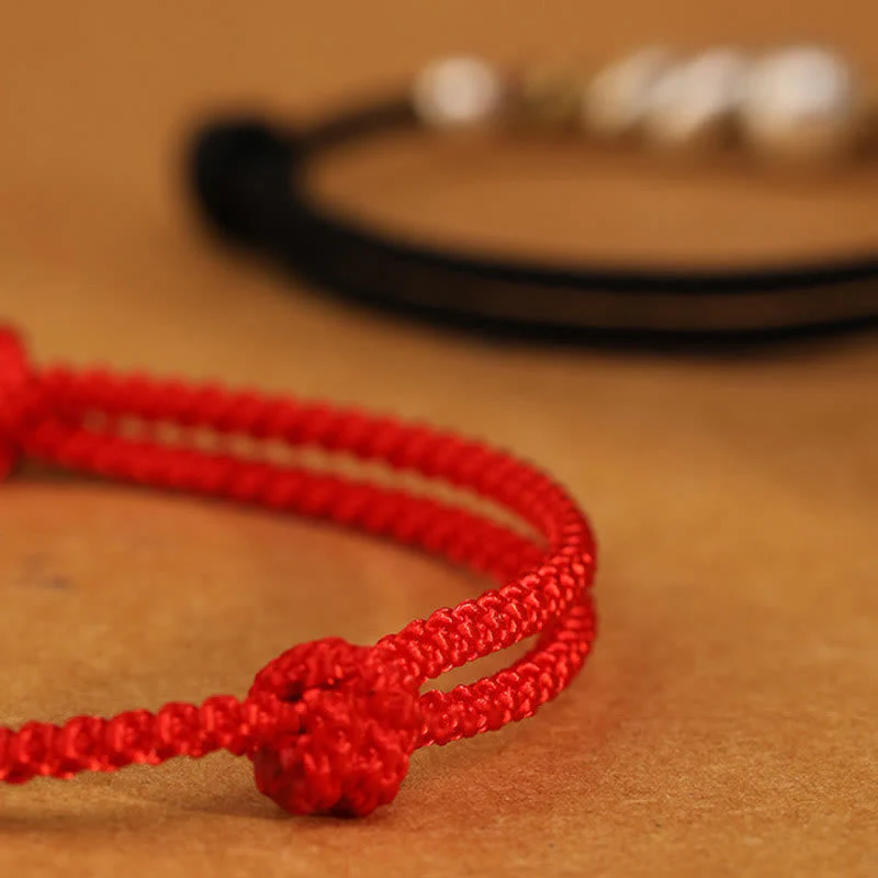 Sterling Silver Snake & Fu Character Bracelet - Image 5