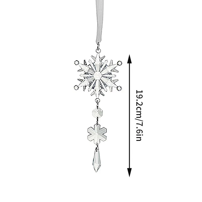 Winter Snowflake Wind Chimes for Home Decor - Image 12
