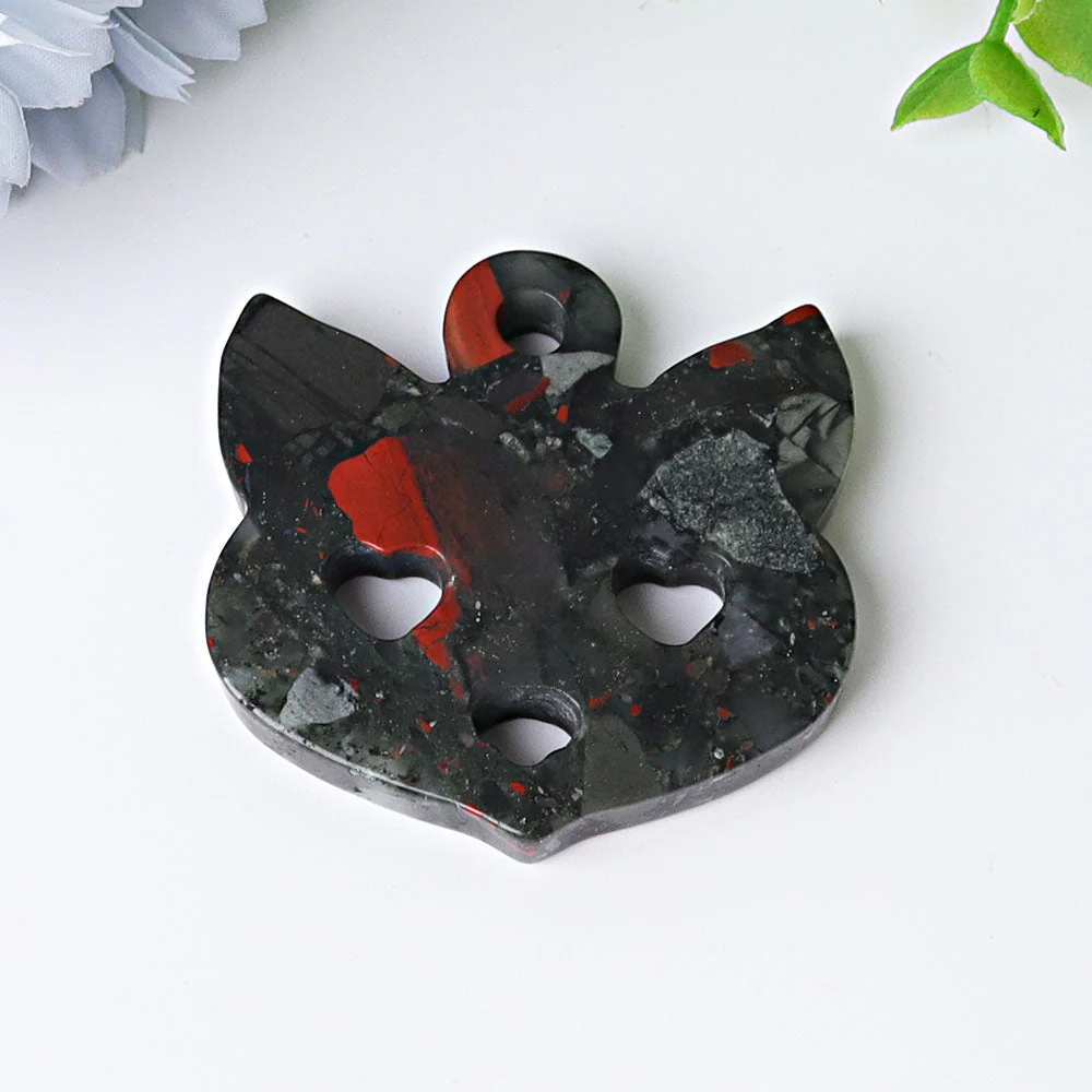 2-inch Sodalite Crystal Fox Face Carving for Healing Energy - Image 7