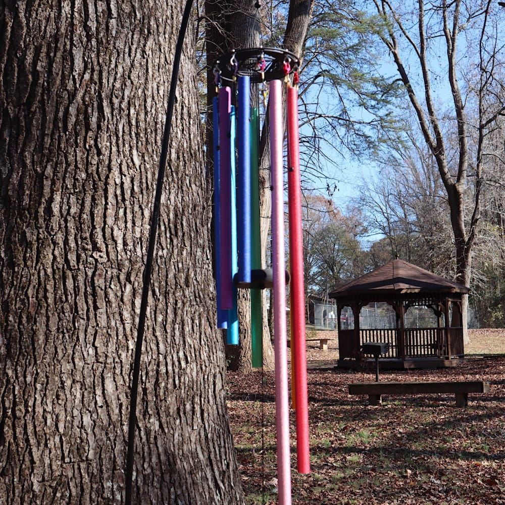Adjustable 9-Tone Solfeggio Wind Chime Set for Relaxation - Image 12