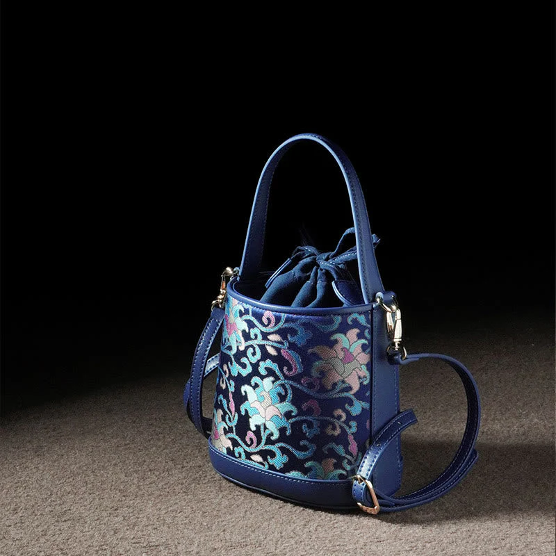 Song Brocade Spiritual Accessories | Retro Lotus Crossbody Bag - Image 10