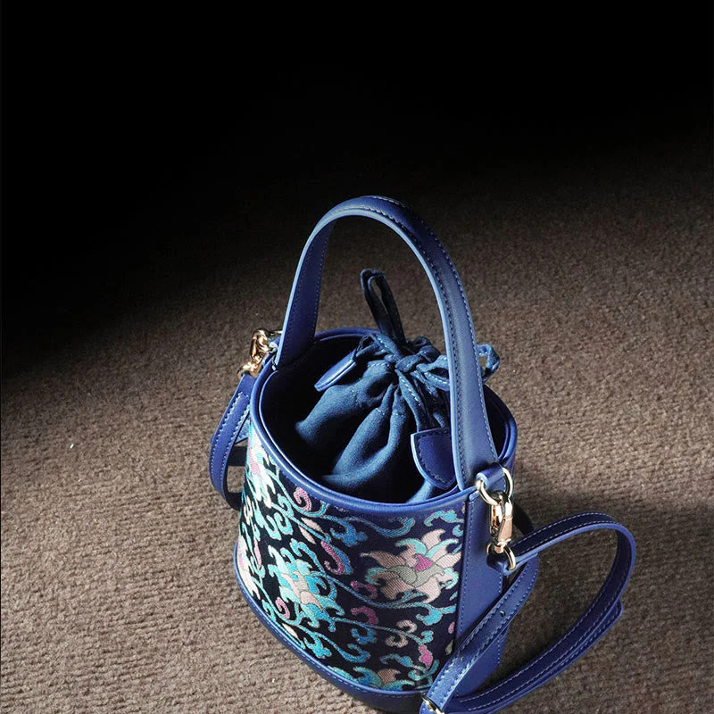 Song Brocade Spiritual Accessories | Retro Lotus Crossbody Bag - Image 12