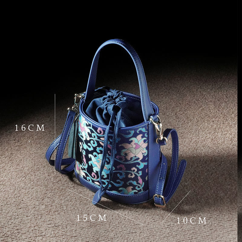 Song Brocade Spiritual Accessories | Retro Lotus Crossbody Bag - Image 14