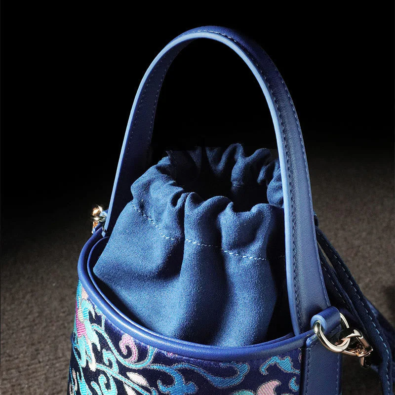 Song Brocade Spiritual Accessories | Retro Lotus Crossbody Bag - Image 18