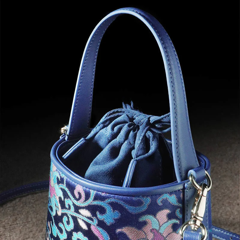 Song Brocade Spiritual Accessories | Retro Lotus Crossbody Bag - Image 19