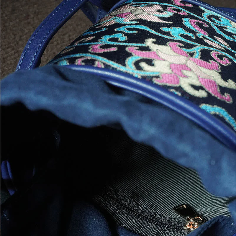 Song Brocade Spiritual Accessories | Retro Lotus Crossbody Bag - Image 20