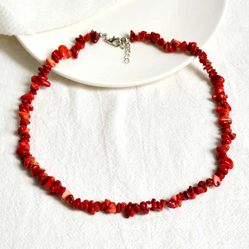 Unisex Spiritual Luck Necklace with Natural Crystal Stones - Image 4