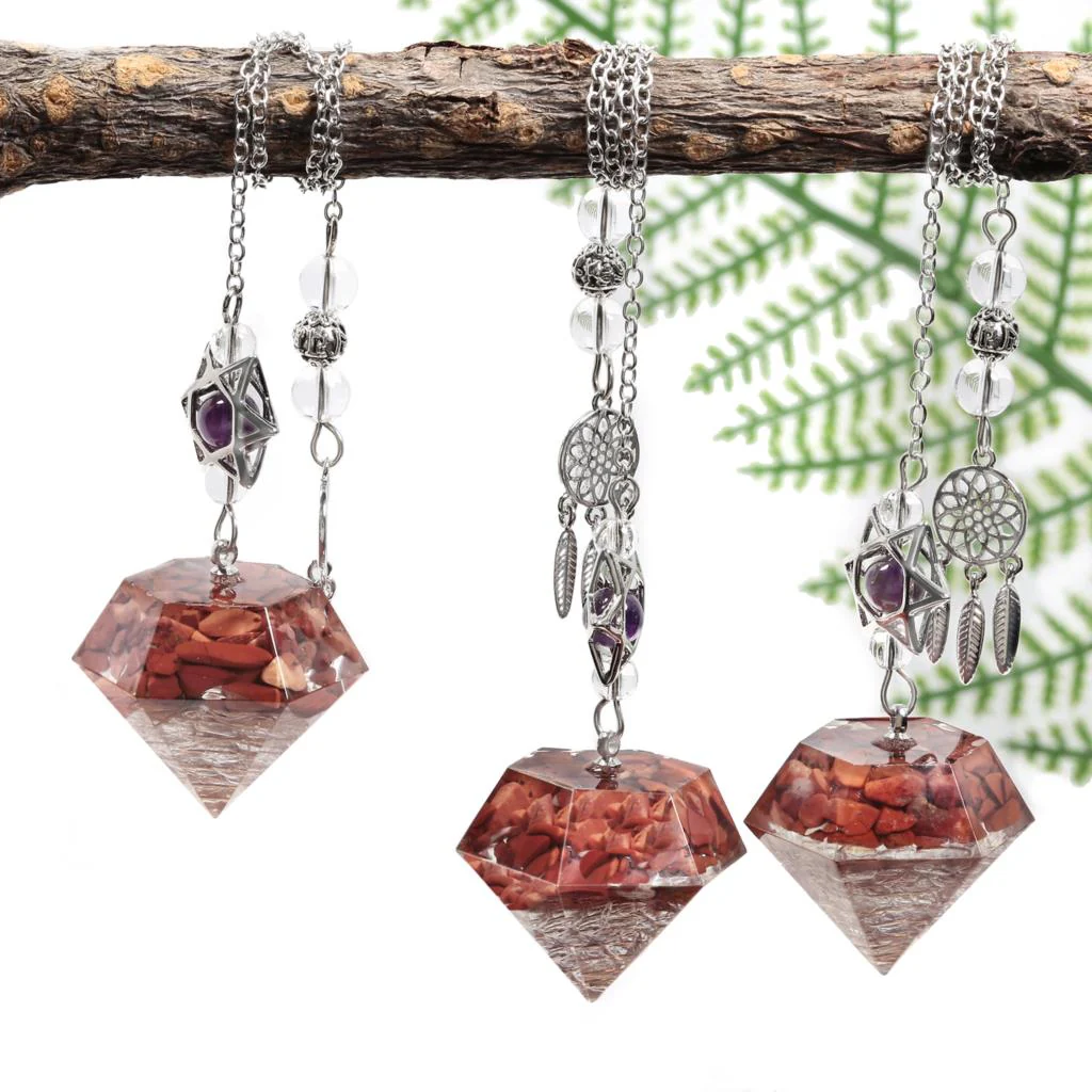 Amethyst Star of David Crystal Pendulum - Image 36