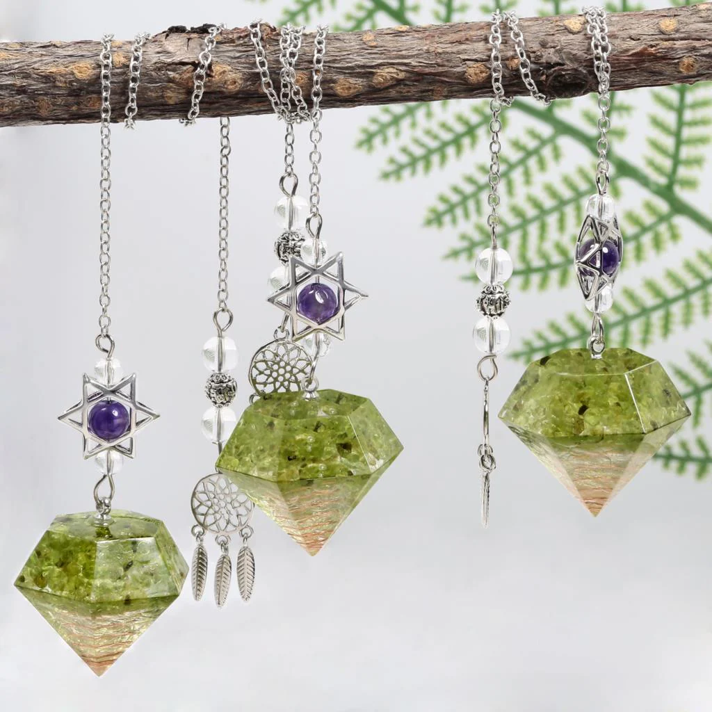 Amethyst Star of David Crystal Pendulum - Image 46