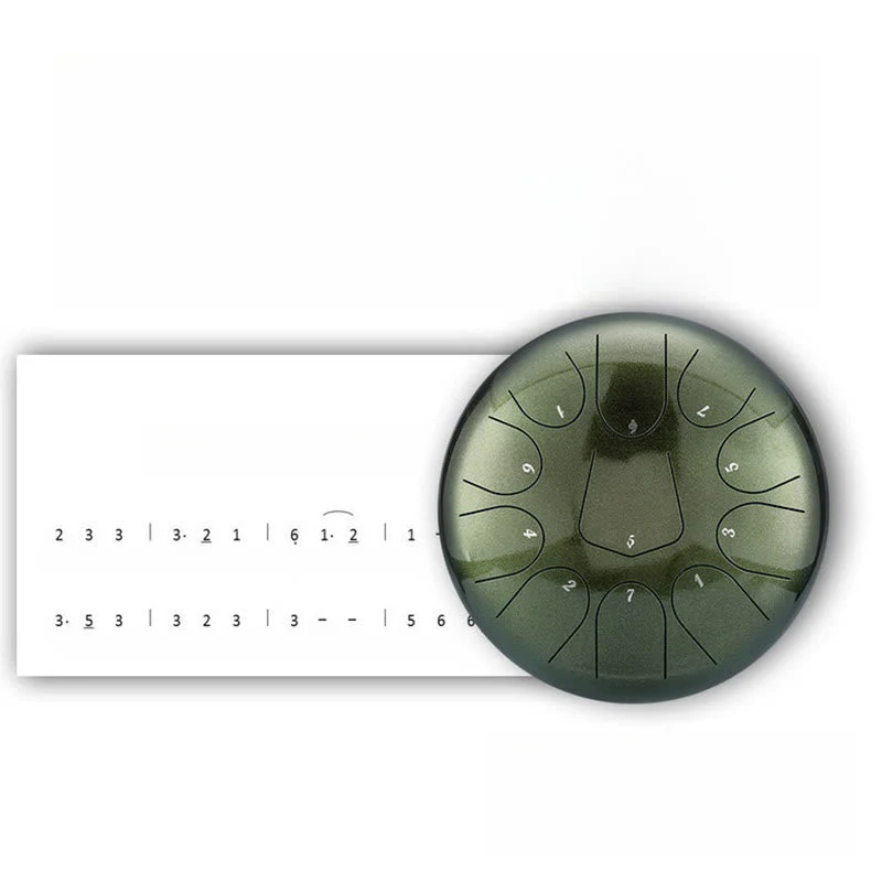 12 Inch C Major Steel Tongue Drum 13 Note Meditation Sound Healing Kit - Image 13