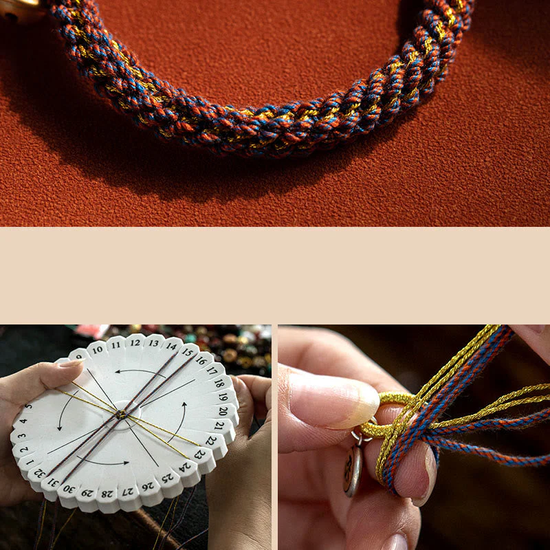 Sterling Silver Chinese Zodiac Red String Luck Bracelet - Image 8