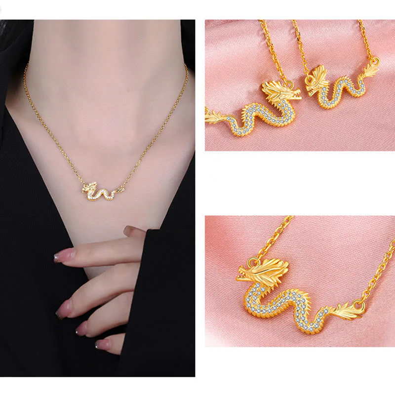 925 Sterling Silver Dragon Necklace for Luck & Protection - Image 14