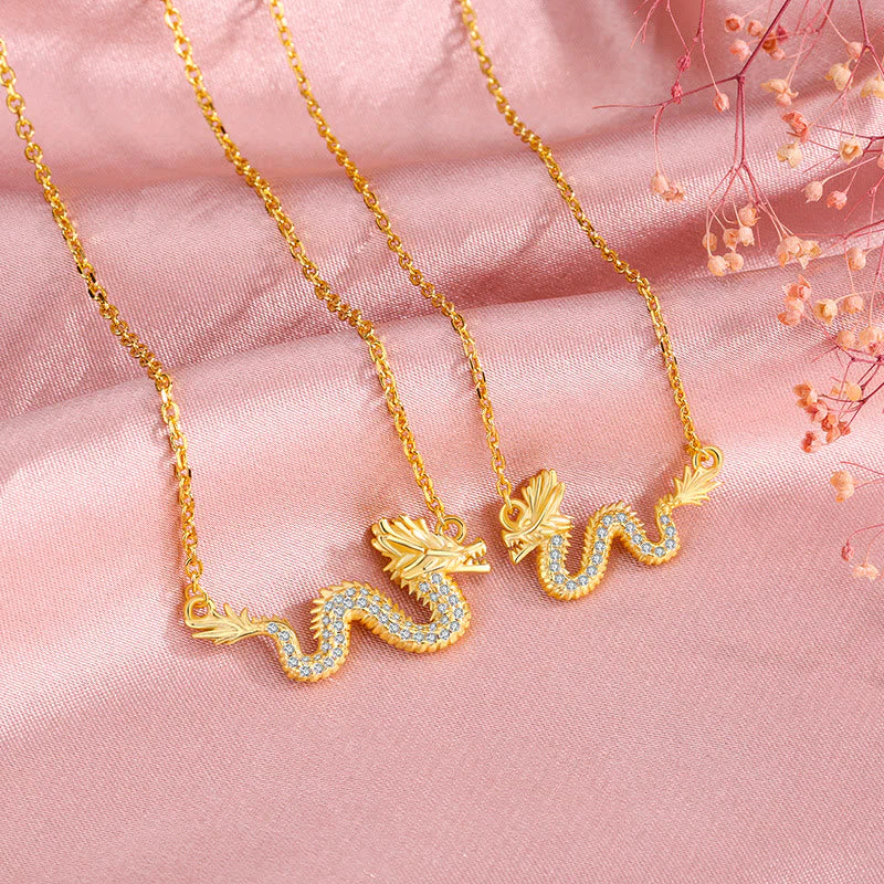 925 Sterling Silver Dragon Necklace for Luck & Protection - Image 3