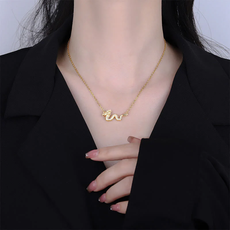 925 Sterling Silver Dragon Necklace for Luck & Protection - Image 4